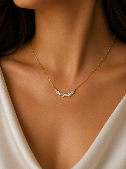 Amber Necklace Sterling Silver 925