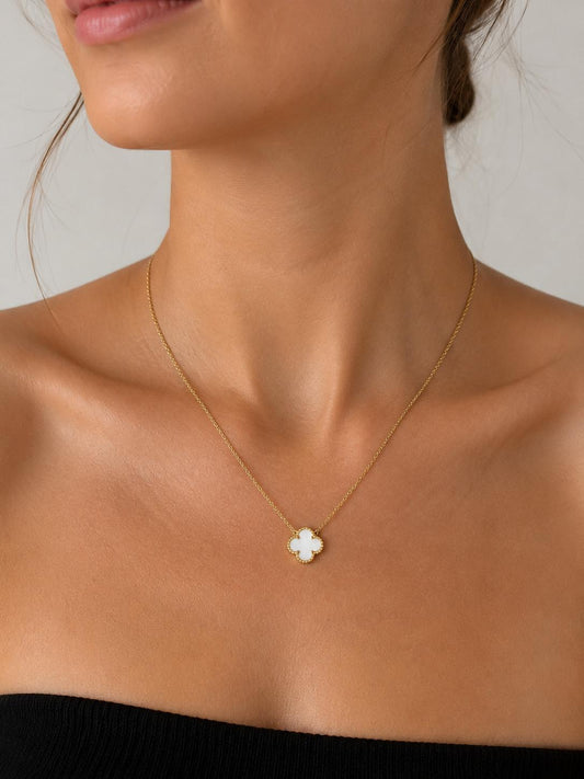White Clover Necklace