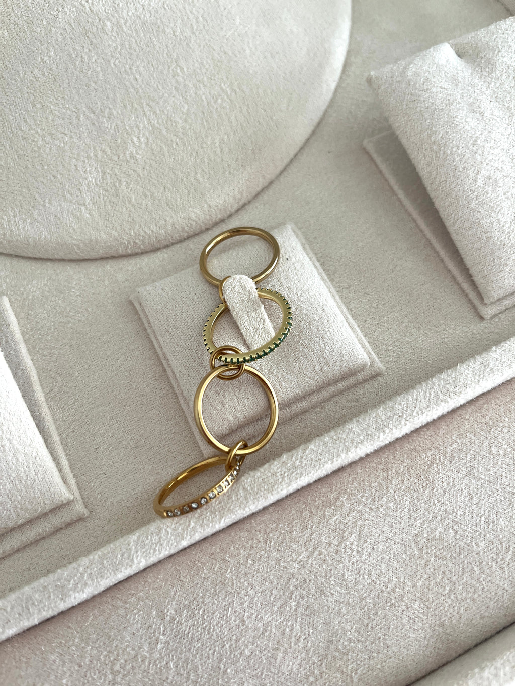 Starlight Green Ring
