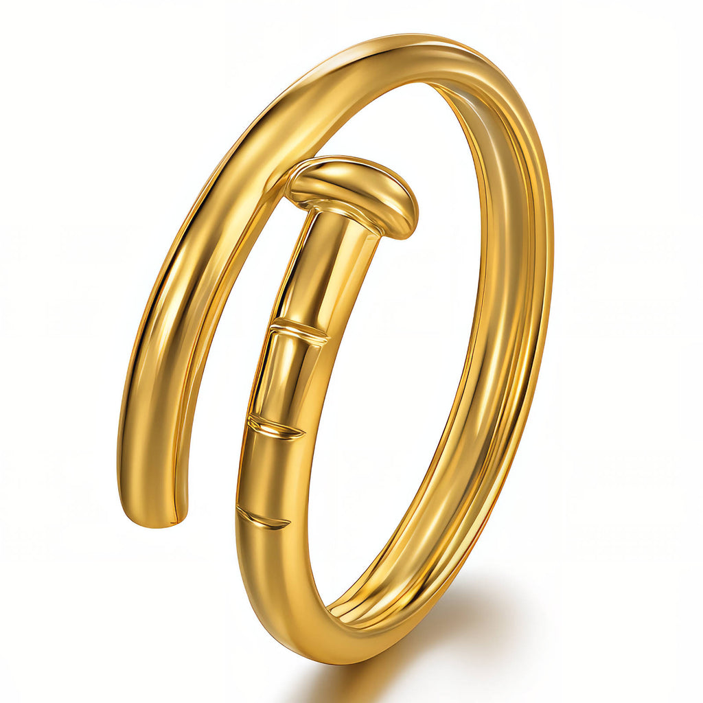Gold Nail ring