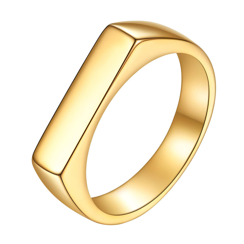 Gold icon ring