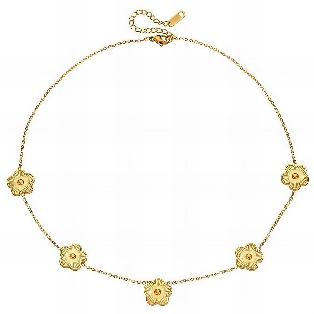 Gold Flower Necklace