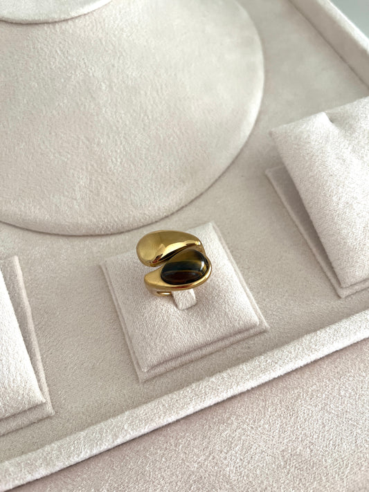 Midnight Dark Brown Ring