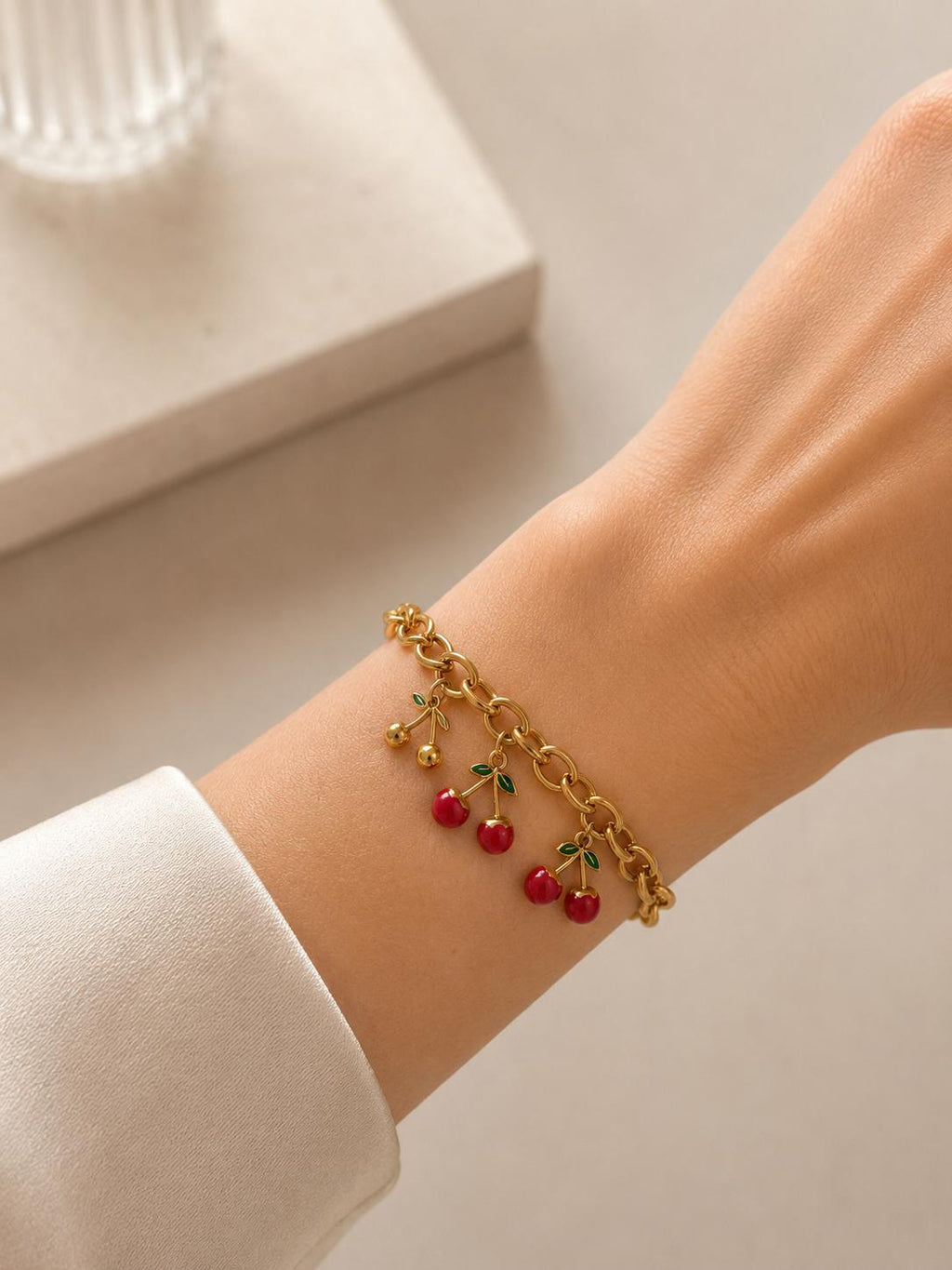 Lucky Cherry Bracelet