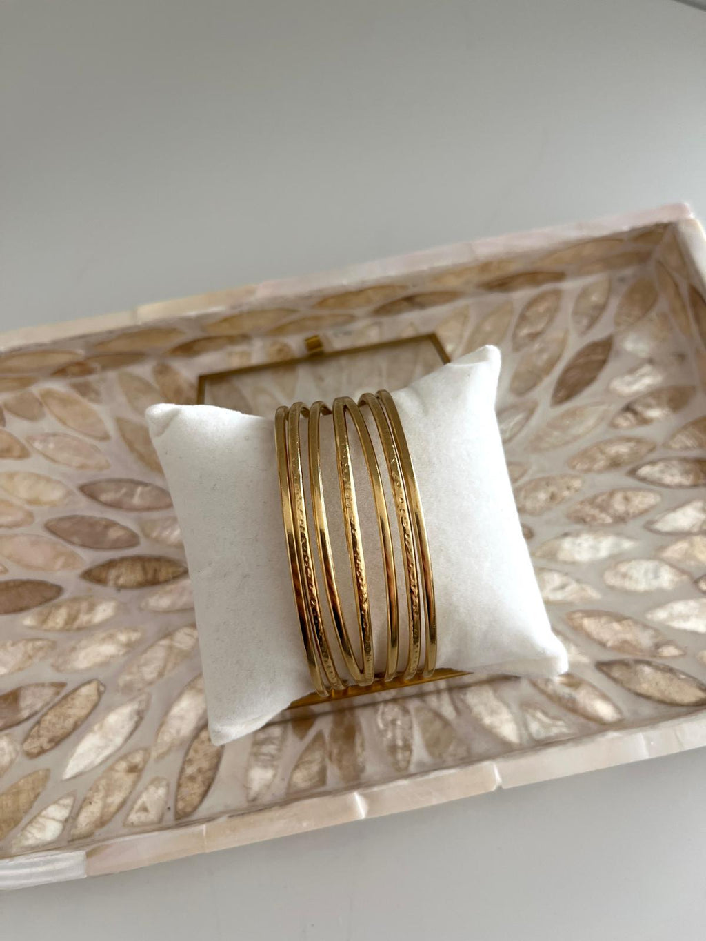 Emerald open Bangle