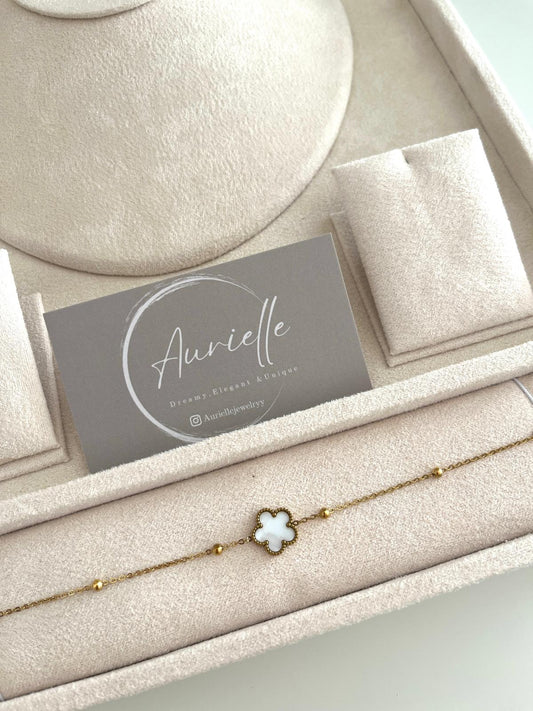 White Bloom Bracelet