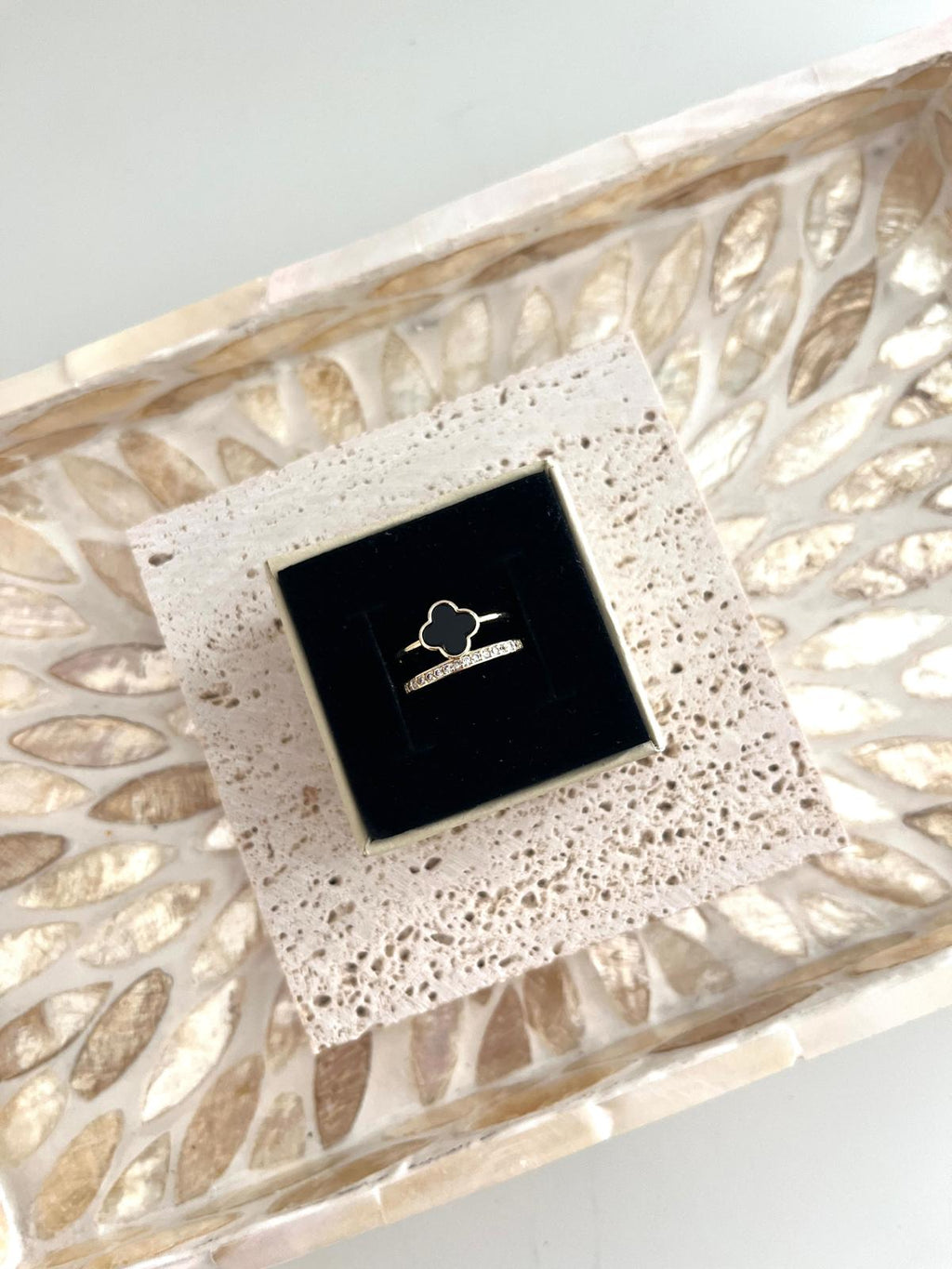 Black Harmony open ring